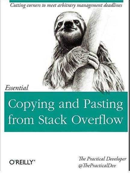 Copying and Pasting from StackOverflow