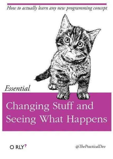 Changing stuff and Seeing what happens